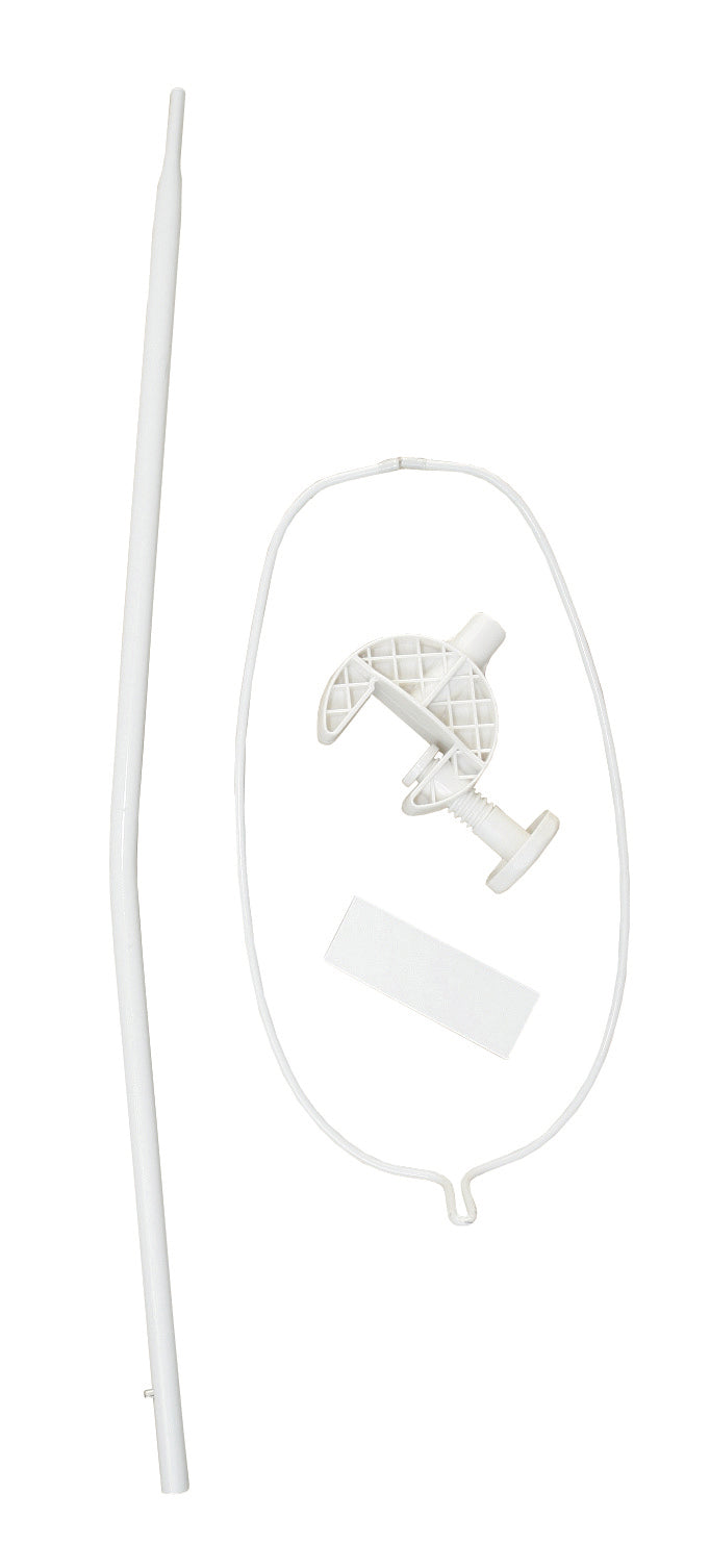roba Himmelstange, Universal Himmelhalter, weiß, für Babybetthimmel, rund, ca. 150 cm