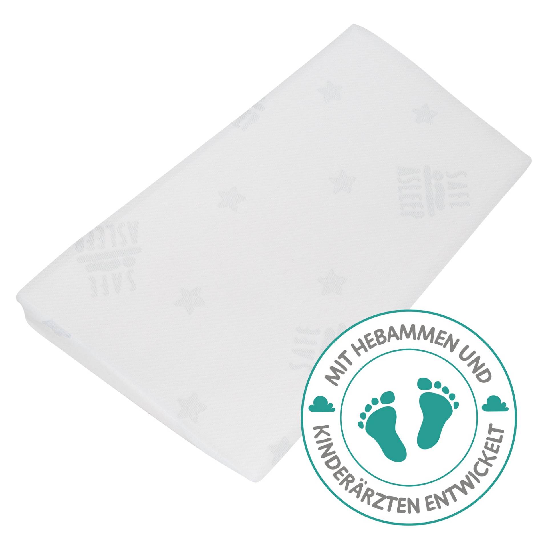 roba Keilkissen 'safe asleep®', Air, LxBxH: 60 x 35 x 8,5 cm, mit Jacquard-Bezug, gelochter Matratzenkern