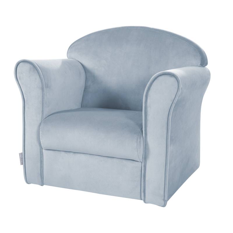 roba Kindersessel 'Lil Sofa' mit Armlehnen, bequemer Minisessel mit hellblauem Samtstoff bezogen roba Kindersessel 'Lil Sofa' mit Armlehnen, bequemer Minisessel mit hellblauem Samtstoff bezogen