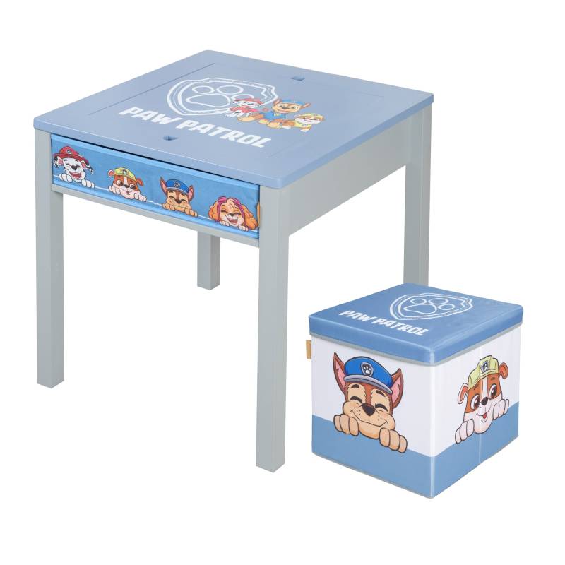 roba Kindersitzgruppe 'Paw Patrol' mit Wendeplatte & Sitzbox - Grau / Blau roba Kindersitzgruppe 'Paw Patrol' mit Wendeplatte & Sitzbox - Grau / Blau
