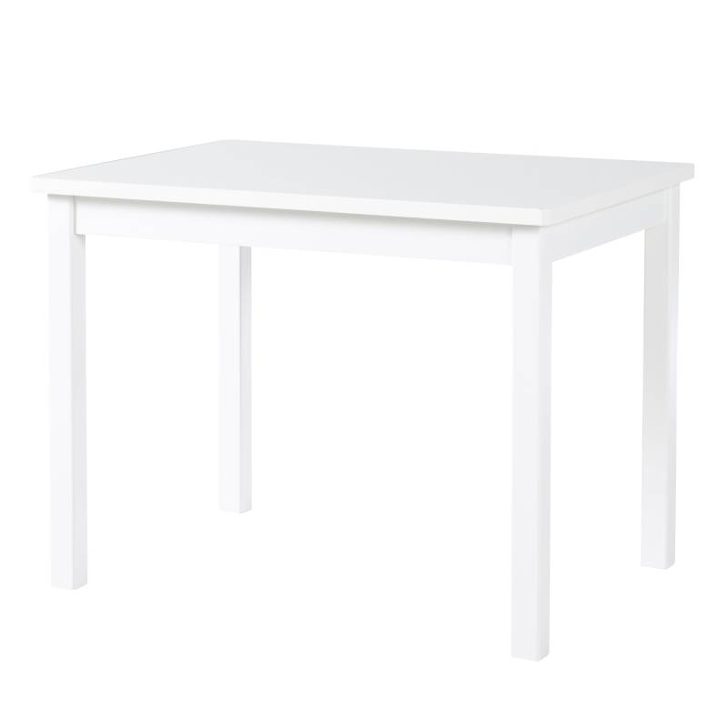 roba Kindertisch, Tisch weiß zum Spielen, Basteln & Malen im Kinderzimmer, HxBxT: 51 x 66 x 50 cm