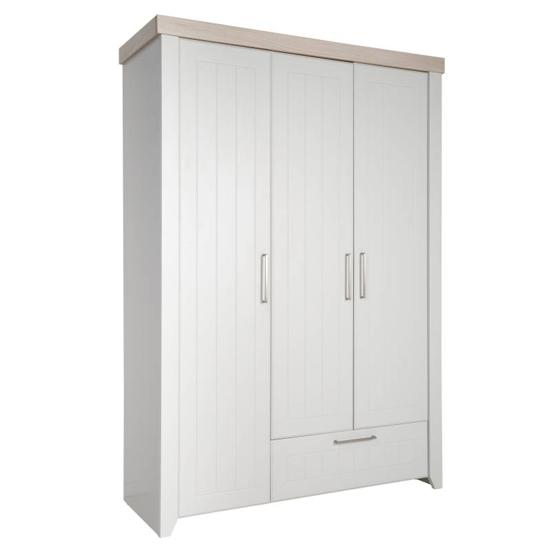 roba Kleiderschrank 'Helene', 3-türig, 1 Schublade, Soft Close-Technik, Lichtgrau/Luna Elm roba Kleiderschrank 'Helene', 3-türig, 1 Schublade, Soft Close-Technik, Lichtgrau/Luna Elm