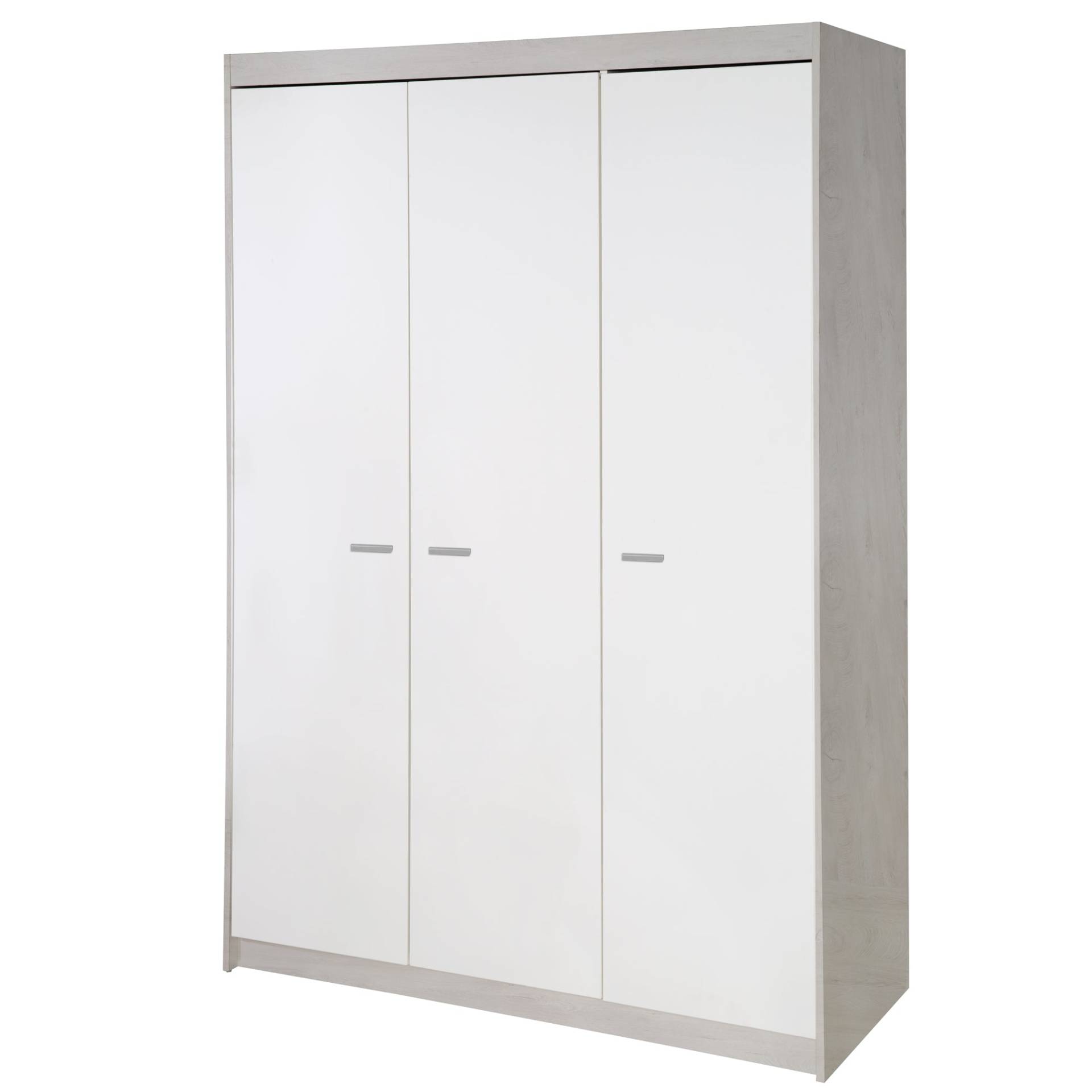 roba Kleiderschrank 'Julia', 3-türiger Drehtürenschrank inkl. 1 Kleiderstange & 6 Böden