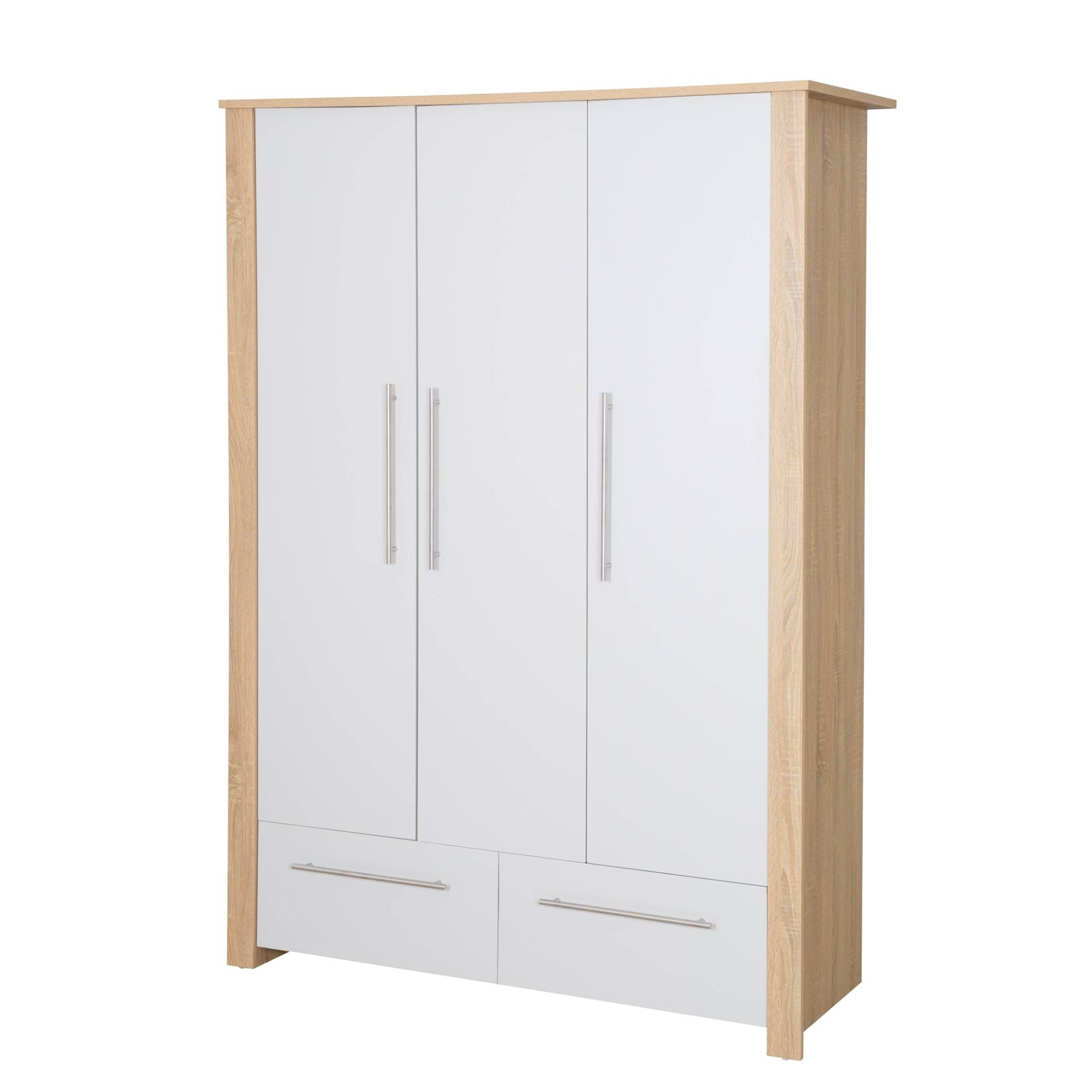 roba Kleiderschrank 'Matilda' 3-trg. inkl. 2 Schubladen mit Soft Close-Technik
