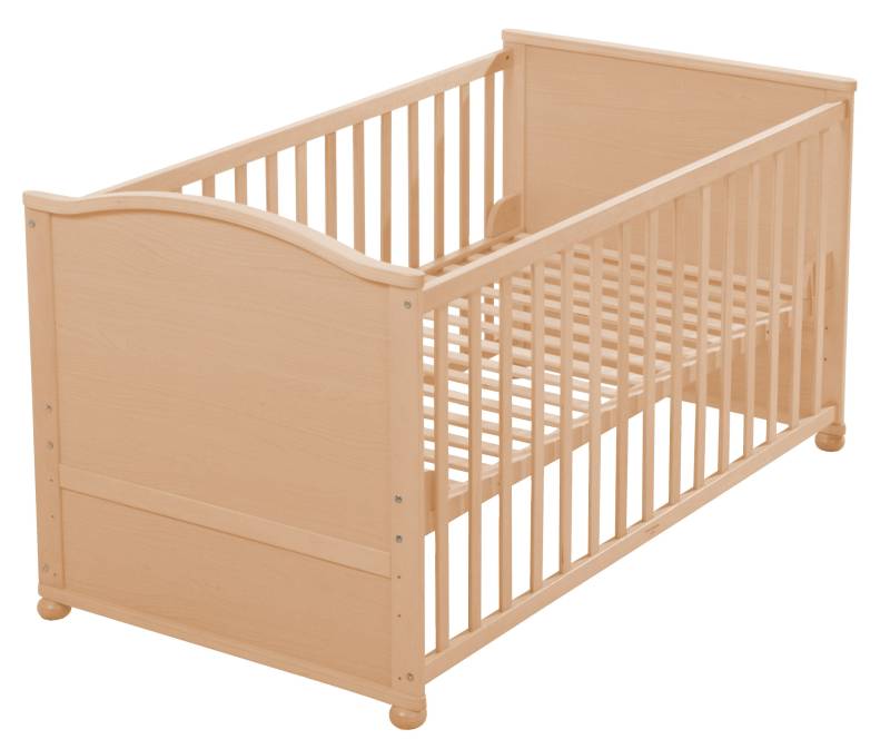 roba Kombi-Kinderbett 70 x 140 cm, natur, höhenverstellbar, mit Schlupfstäben, umbaubar zum Juniorbett roba Kombi-Kinderbett 70 x 140 cm, natur, höhenverstellbar, mit Schlupfstäben, umbaubar zum Juniorbett