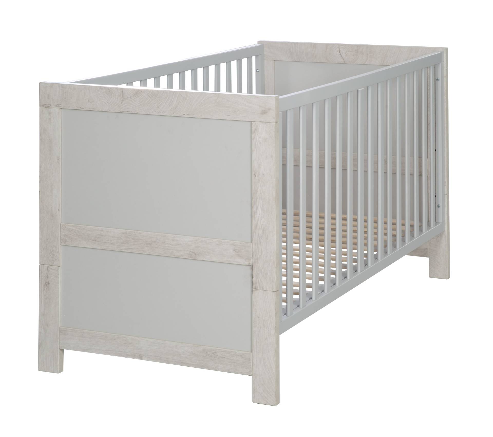 roba Kombi-Kinderbett 'Mila', 70 x 140 cm, verstell-/umbaubar zum Jugendbett, mitwachsend, 3 Schlupfsprossen