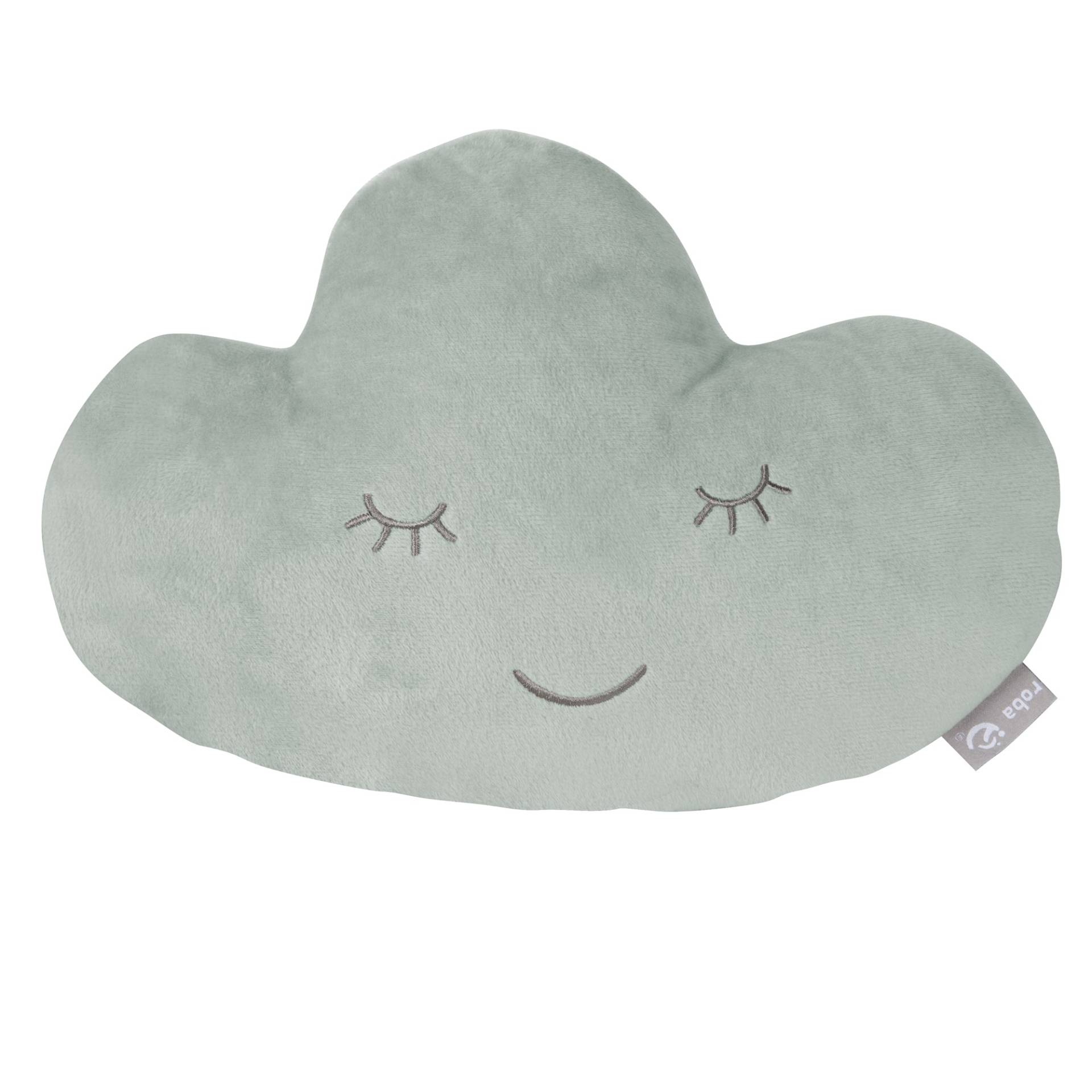 roba Kuschelkissen Wolke 'roba Style' frosty green, flauschiges Dekokissen für Baby- & Kinderzimmer