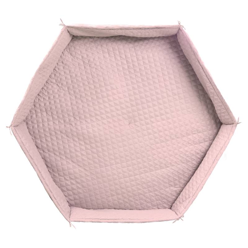 roba Laufgittereinlage 'roba Style', für 6-eckige Laufgitter, sichere Seitenpolsterung, rosa/mauve
