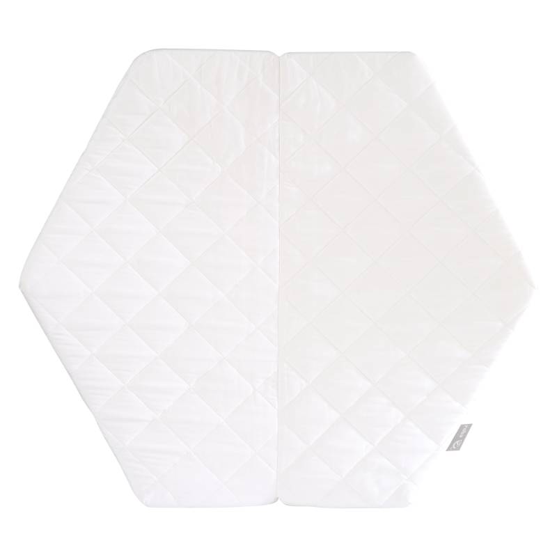 roba Laufgittermatratze, 6-eckig, Laufstall-Matratze weiß, gesteppt, LxBxH 112 x 97 x 4 cm roba Laufgittermatratze, 6-eckig, Laufstall-Matratze weiß, gesteppt, LxBxH 112 x 97 x 4 cm