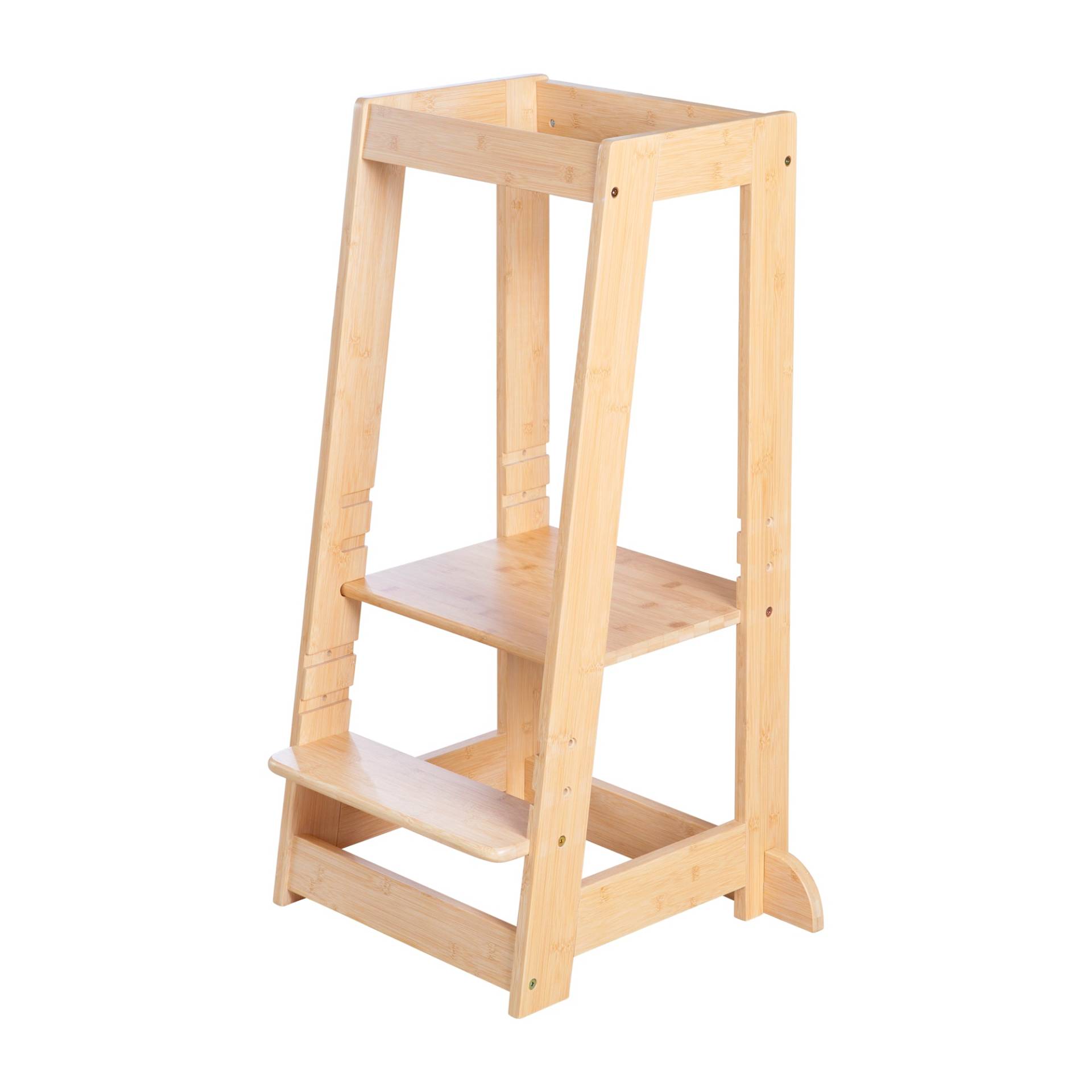 roba Lernturm aus Bambus-Holz - Tritthocker für Kinder - FSC zertifiziert - bis 80 kg belastbar