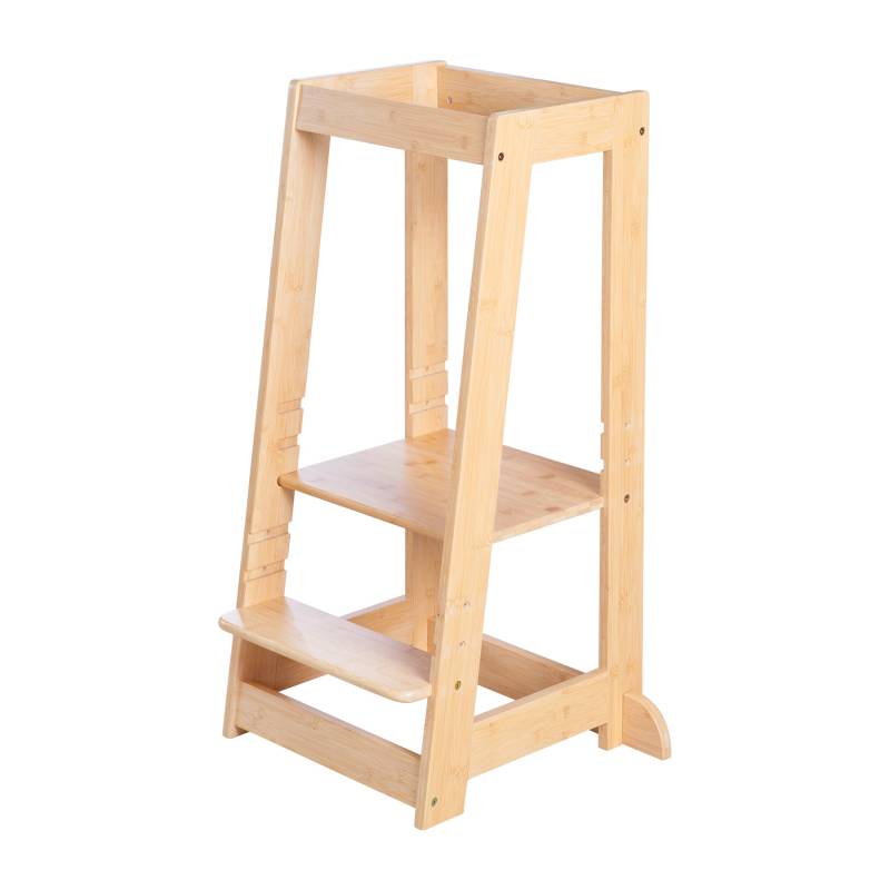 roba Lernturm aus Bambus-Holz - Tritthocker für Kinder - FSC zertifiziert - bis 80 kg belastbar roba Lernturm aus Bambus-Holz - Tritthocker für Kinder - FSC zertifiziert - bis 80 kg belastbar