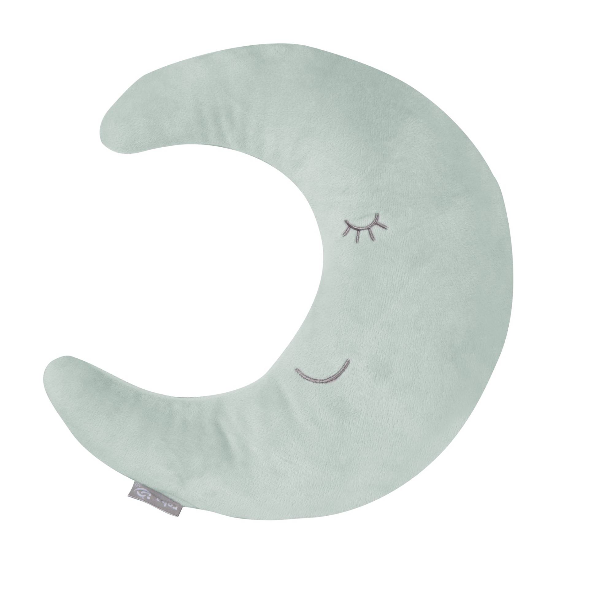 roba Nackenkissen in Mond-Form 'roba Style' - Weiches Dekokissen - Frosty Green