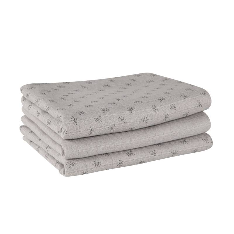 roba Organic 3er Windelset 'Lil Planet' silbergrau, Musselin-Stoff, Bio-Baumwolle, GOTS, 80 x 80 cm roba Organic 3er Windelset 'Lil Planet' silbergrau, Musselin-Stoff, Bio-Baumwolle, GOTS, 80 x 80 cm