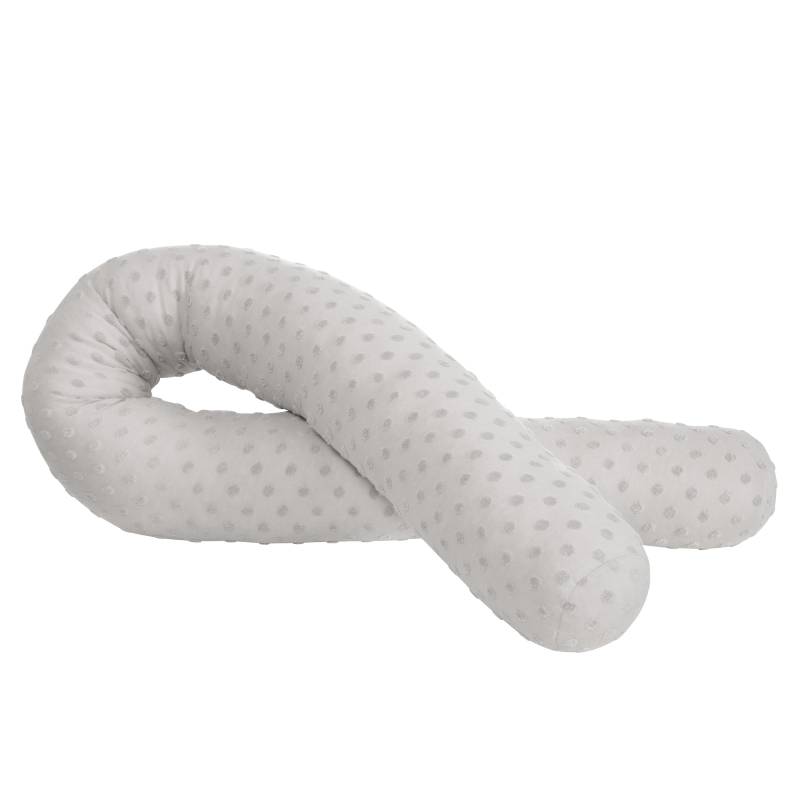 roba Organic Bettschlange 'Lil Planet' - Bio-Baumwolle - 170 cm lang, Ø 12 cm - Silbergrau roba Organic Bettschlange 'Lil Planet' - Bio-Baumwolle - 170 cm lang, Ø 12 cm - Silbergrau