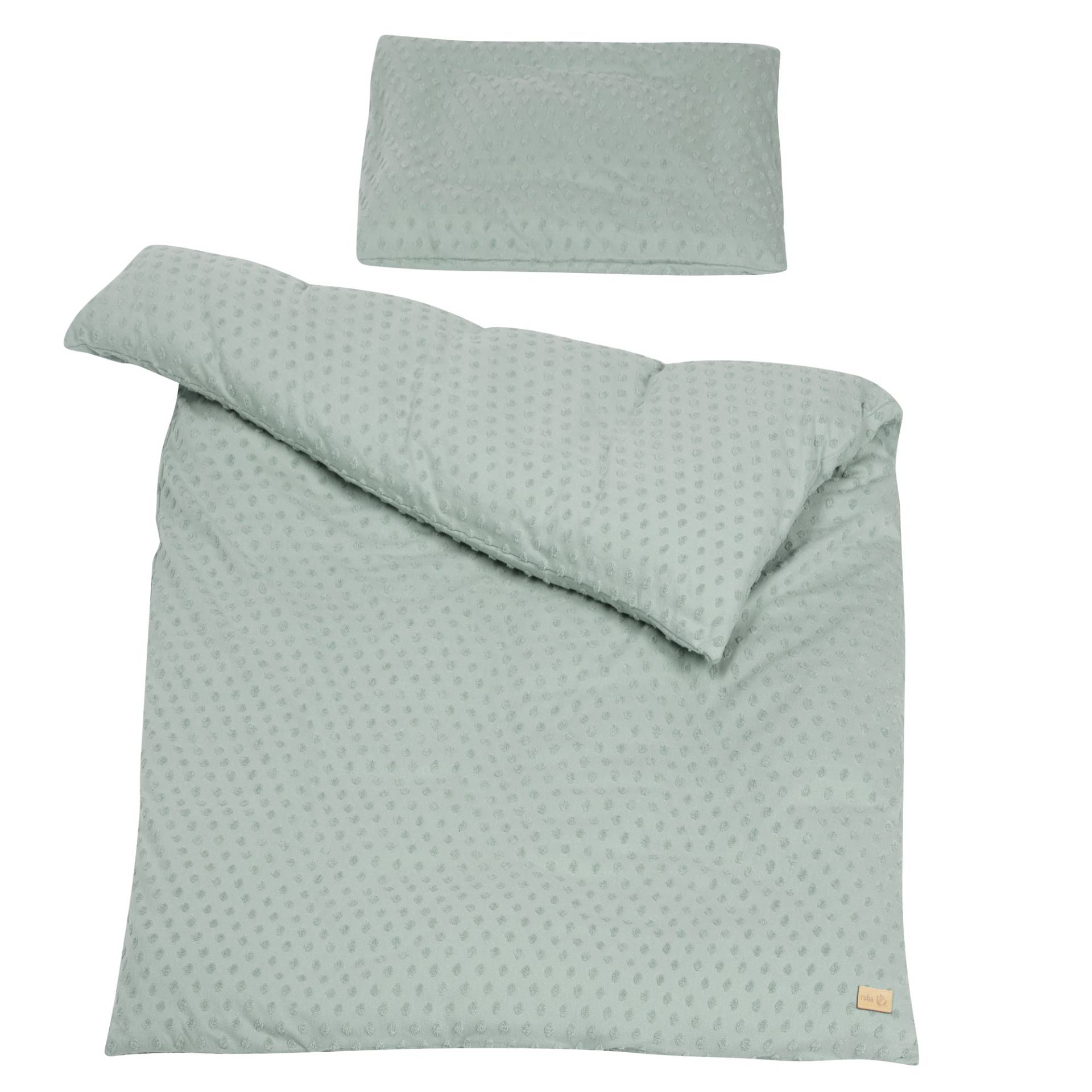 roba Organic Bettwäsche 'Lil Planet', 2-tlg, frosty green, 100 x 135 cm, Jersey GOTS zertifiziert