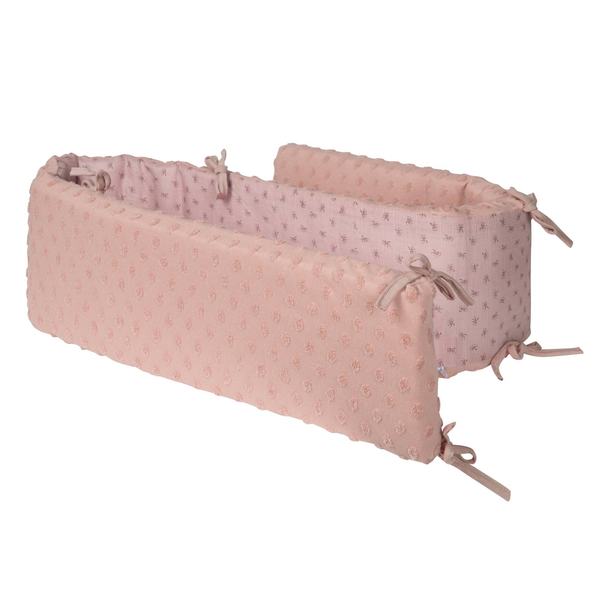 roba Organic Nestchen 'Lil Planet' für Betten 60 x 120 - 70 x 140 cm - Bio-Baumwolle - Rosa