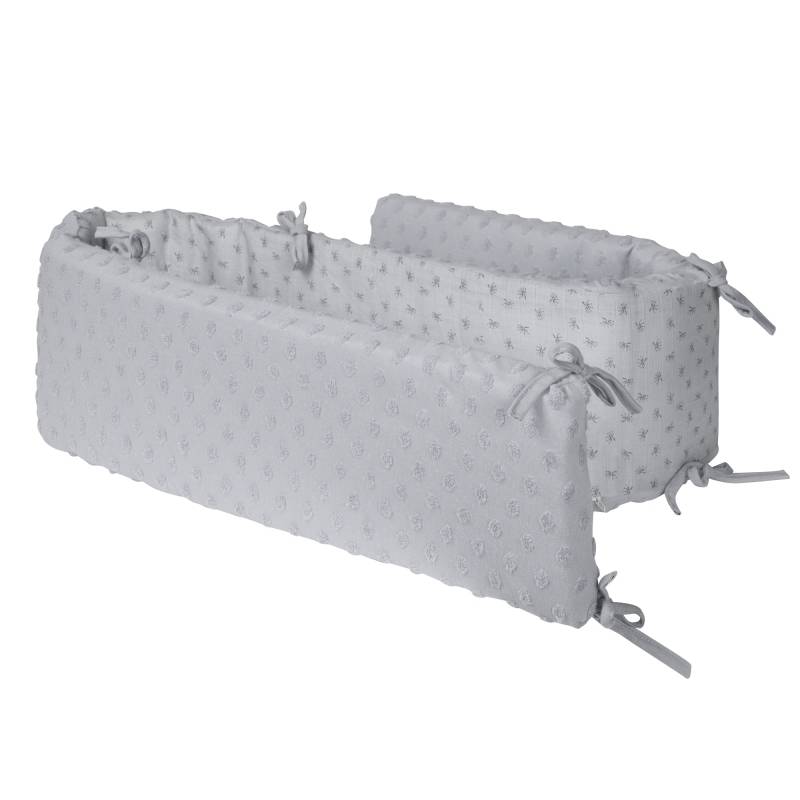 roba Organic Nestchen 'Lil Planet' für Betten 60 x 120 - 70 x 140 cm - Bio-Baumwolle - Silbergrau roba Organic Nestchen 'Lil Planet' für Betten 60 x 120 - 70 x 140 cm - Bio-Baumwolle - Silbergrau