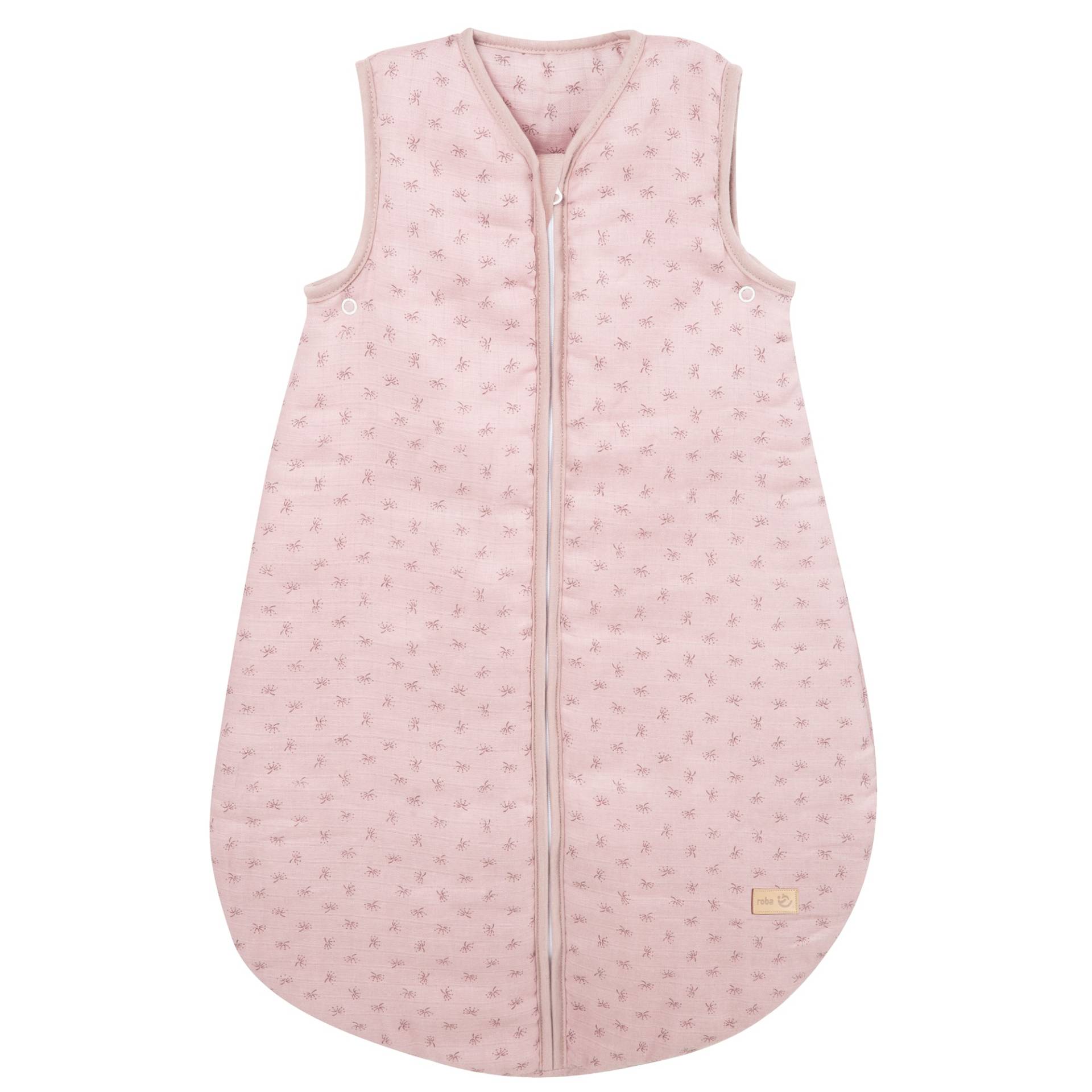roba Organic Schlafsack 'Lil Planet' - 70 - 110 cm - Bio-Musselin (GOTS) - Rosa / Mauve