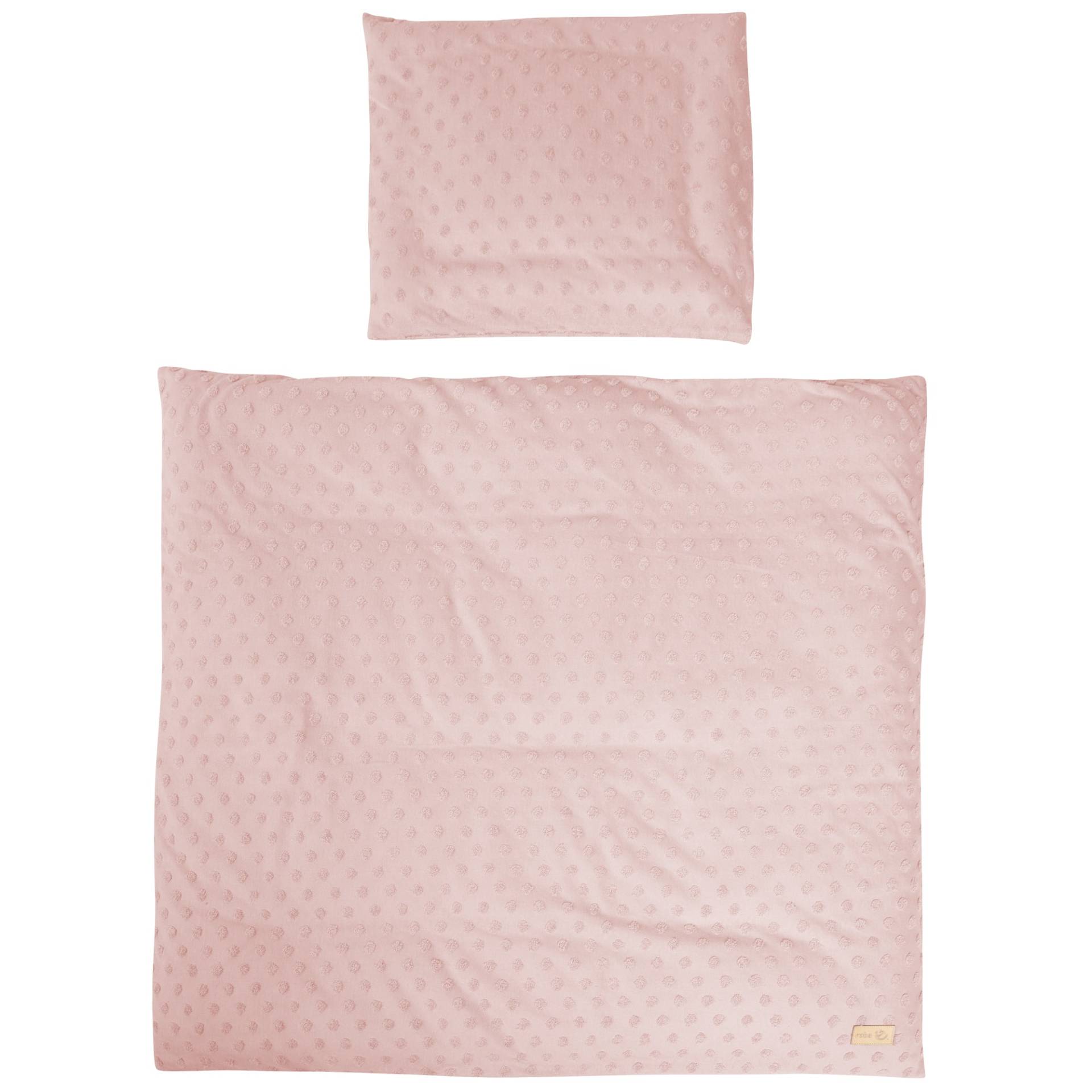 roba Organic Wiegenbettwäsche 'Lil Planet', 2-tlg, rosa/mauve, 80 x 80 cm, Jersey GOTS zertifiziert