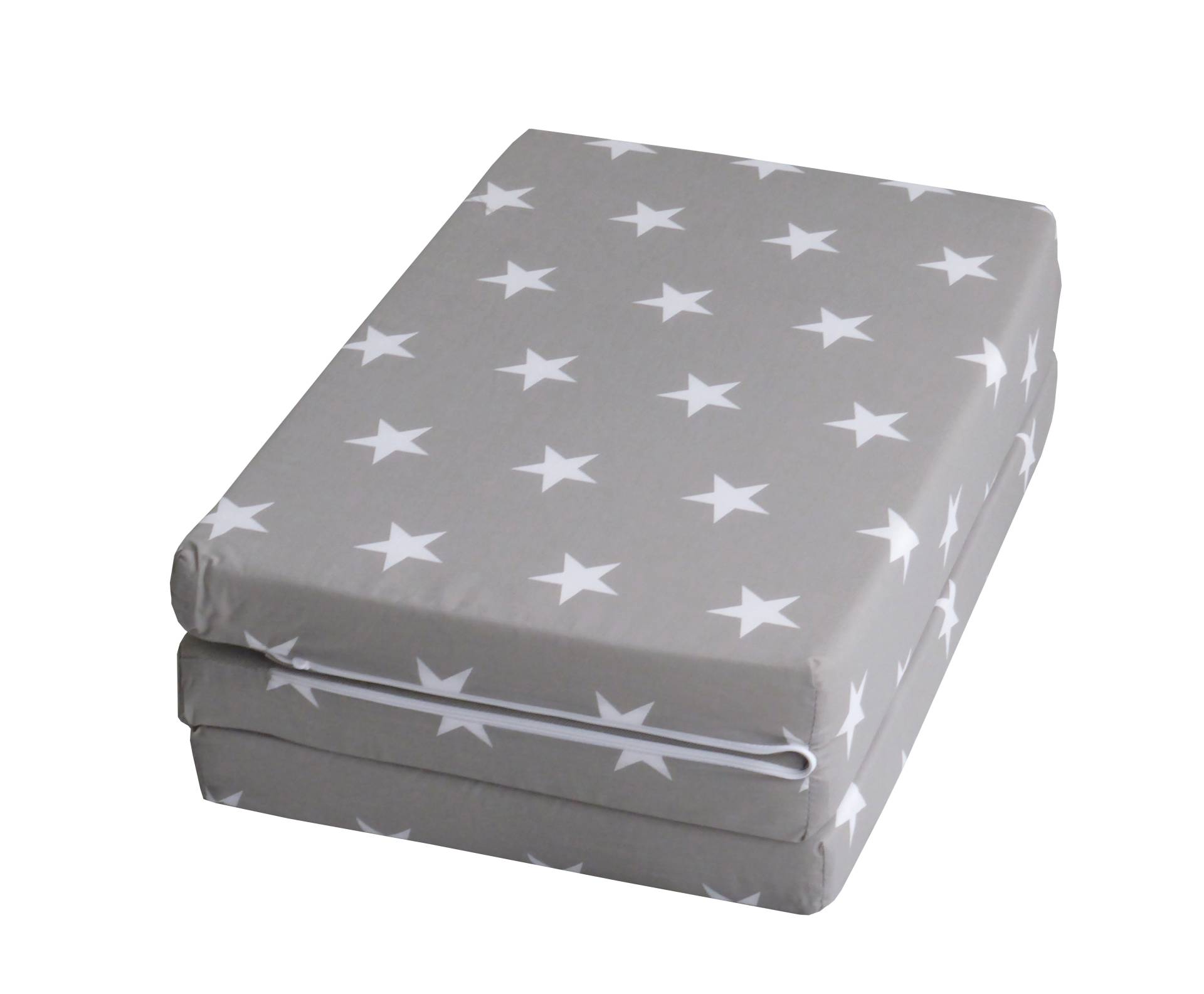 roba Reisebettmatratze 'Little Stars', faltbares Reisebett, Baby/Kinderbett 60 x 120 cm, inkl. Tragetasche