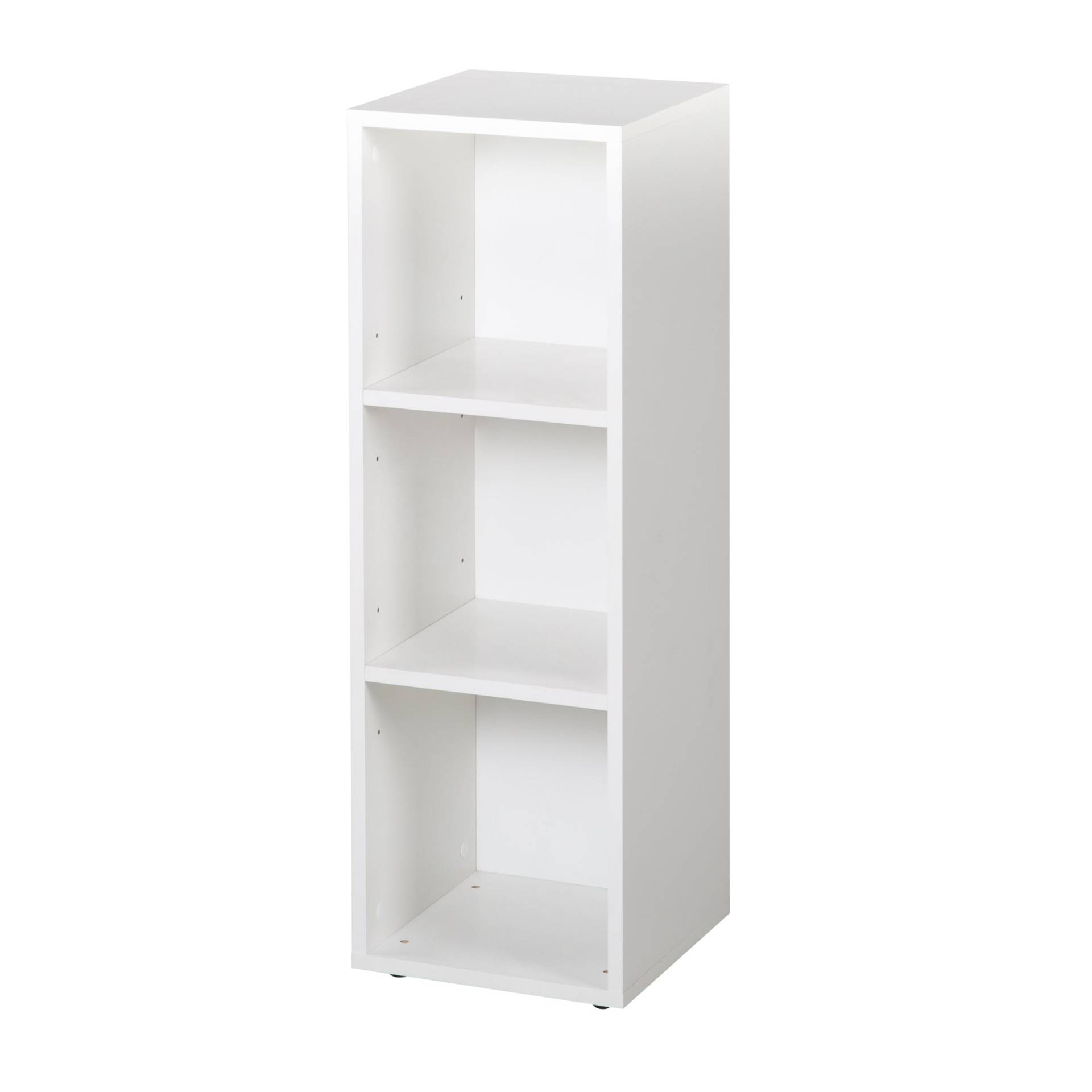 roba Seitenregal weiß, 2 Einlegeböden, Regal für Baby- & Kinderzimmer, HxBxT 88 x 27 x 32 cm