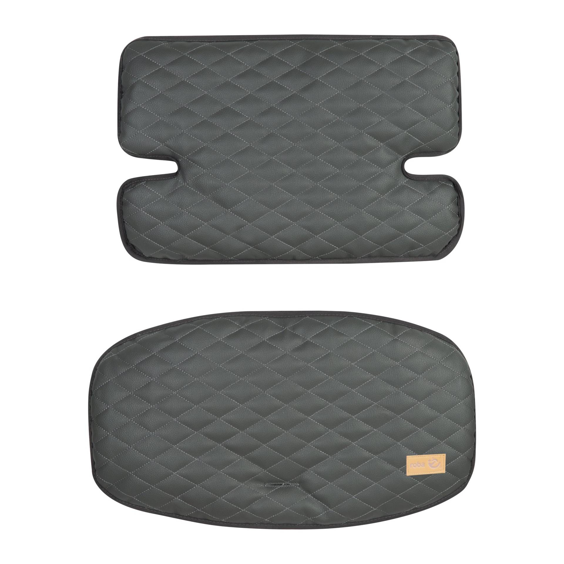 roba Sitzverkleinerer 'Luxe' - 2-tlg. Einlage 'Graphite gesteppt' für alle 'Sit Up' Hochstühle