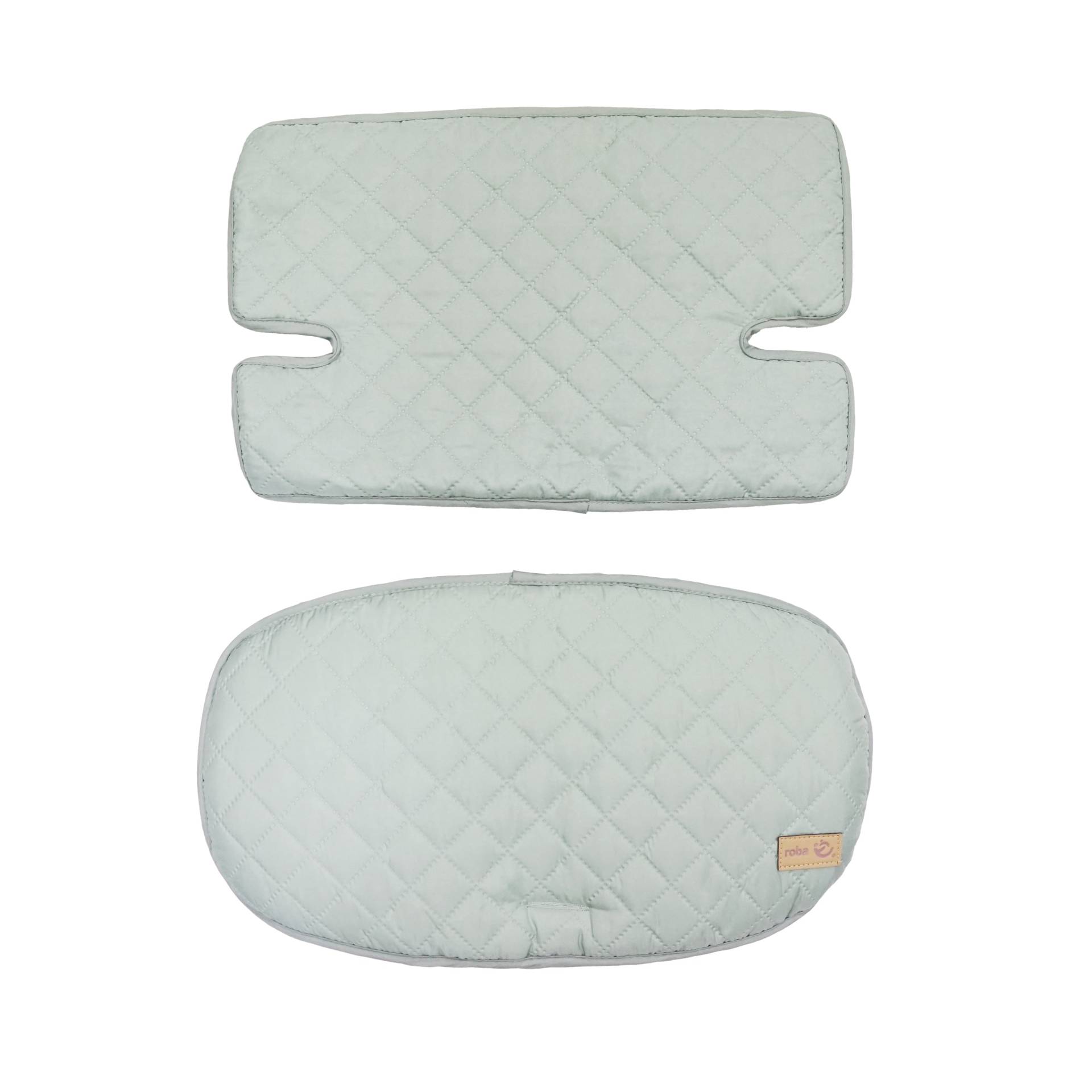 roba Sitzverkleinerer 'roba Style', frosty green, 2-tlg Sitzkissen/ Einlage für Treppenhochstühle