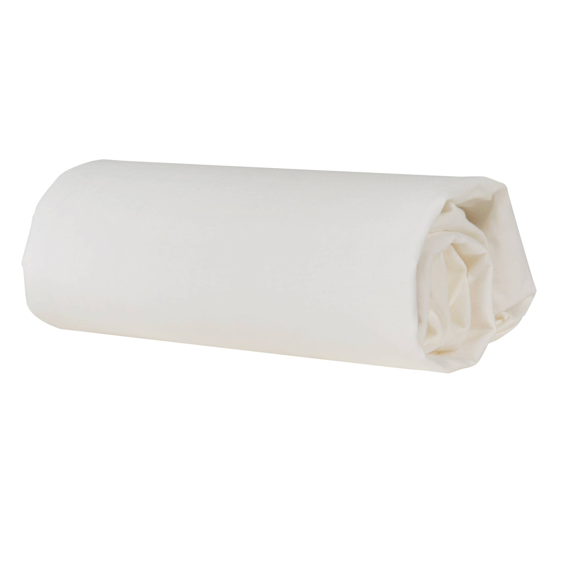 roba Spannbettlaken 'safe asleep®' - Single Jersey Baumwolle - Canadian White