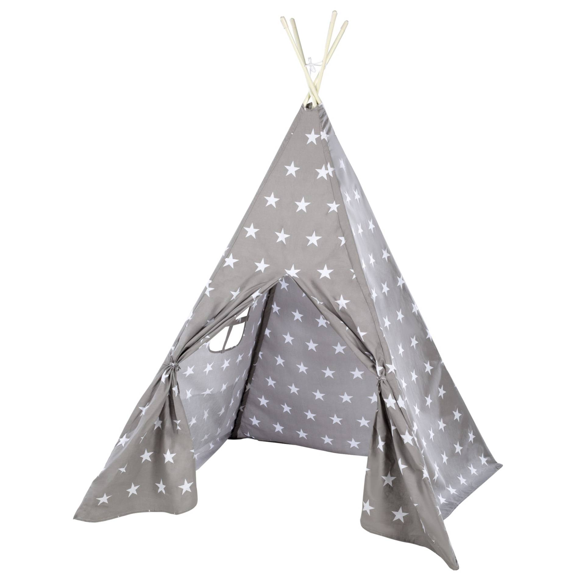 roba Spielzelt 'Little Stars', Bodenunterlage & Tragetasche, Wigwam für Kinderzimmer & Outdoor