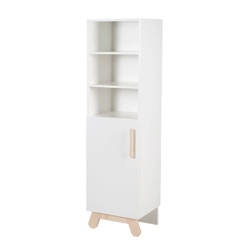 roba Standregal 'Clara', 3 offene Fächer, Korpus in Weiß, Füße & Griffe aus Massivholz roba Standregal 'Clara', 3 offene Fächer, Korpus in Weiß, Füße & Griffe aus Massivholz