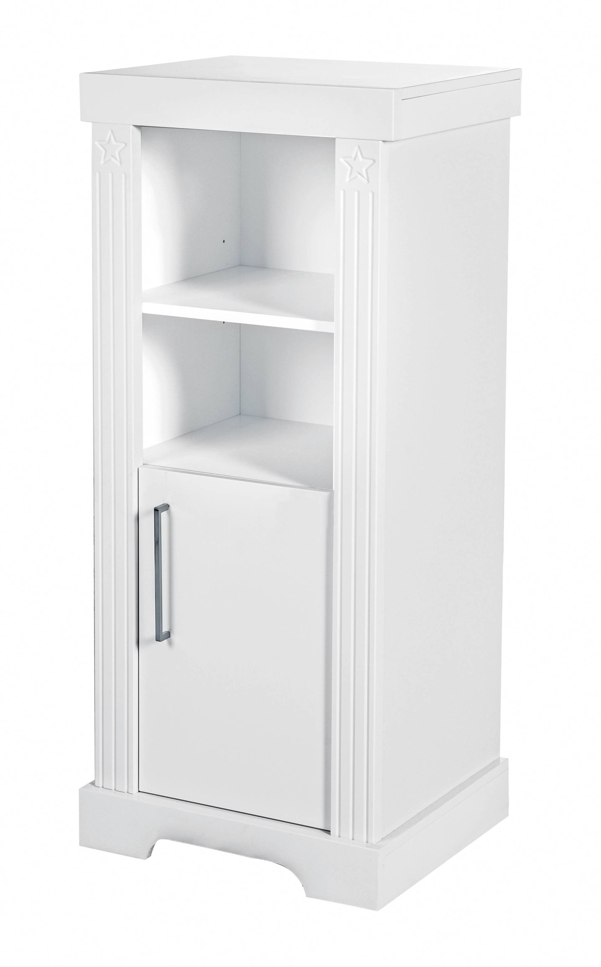 roba Standregal 'Maxi‘, Korpus Dekor Weiß, Fronten Canadian White, Holz, mit Soft Close-Technik