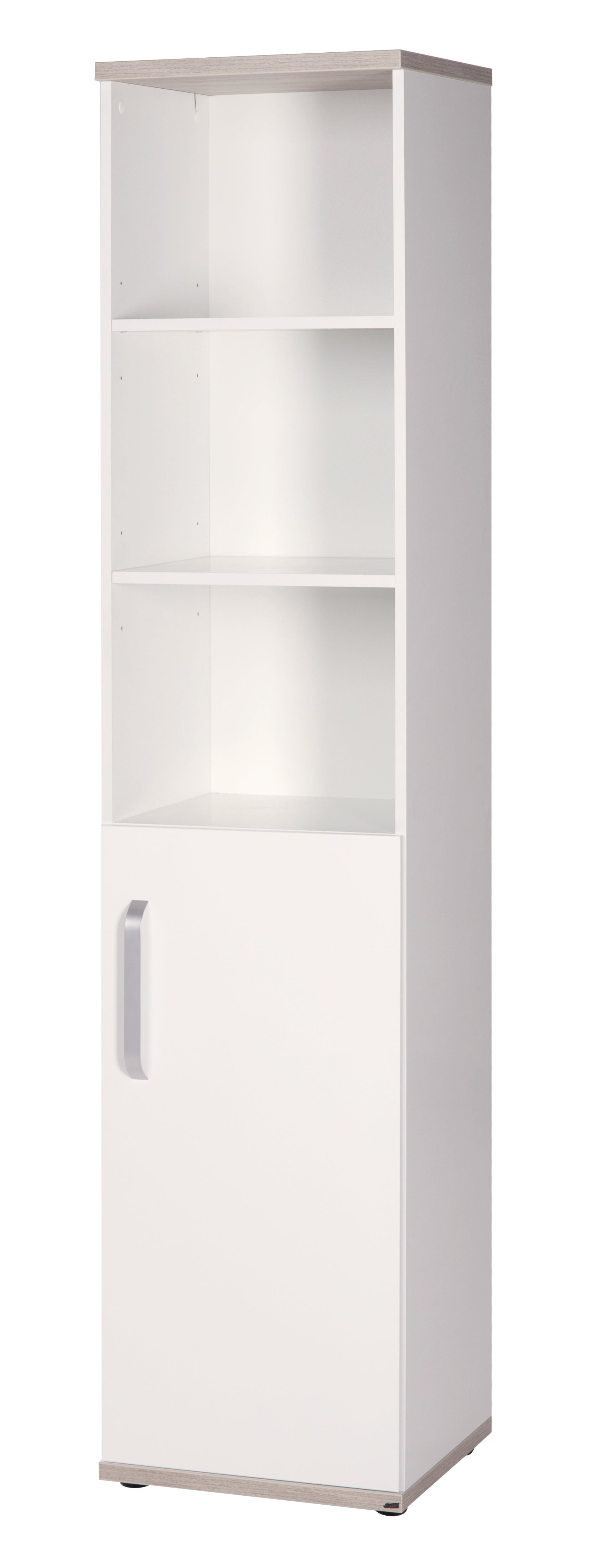 roba Standregal 'Moritz', Korpus & Fronten weiß, Dekorelemente 'Luna Elm', für Baby- & Kinderzimmer