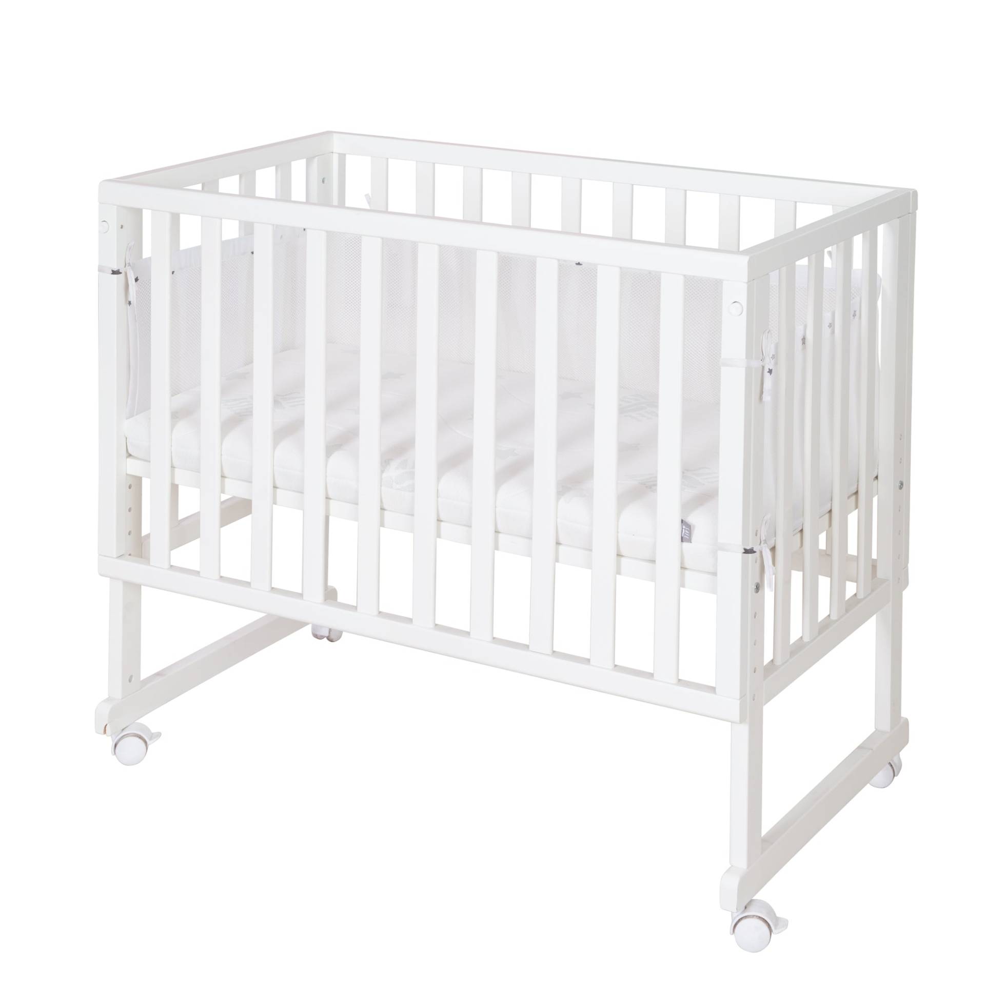 roba Stuben- & Beistellbett safe asleep® 3 in 1 - 45 x 90 cm inkl. Zubehör & Mesh-Barriere