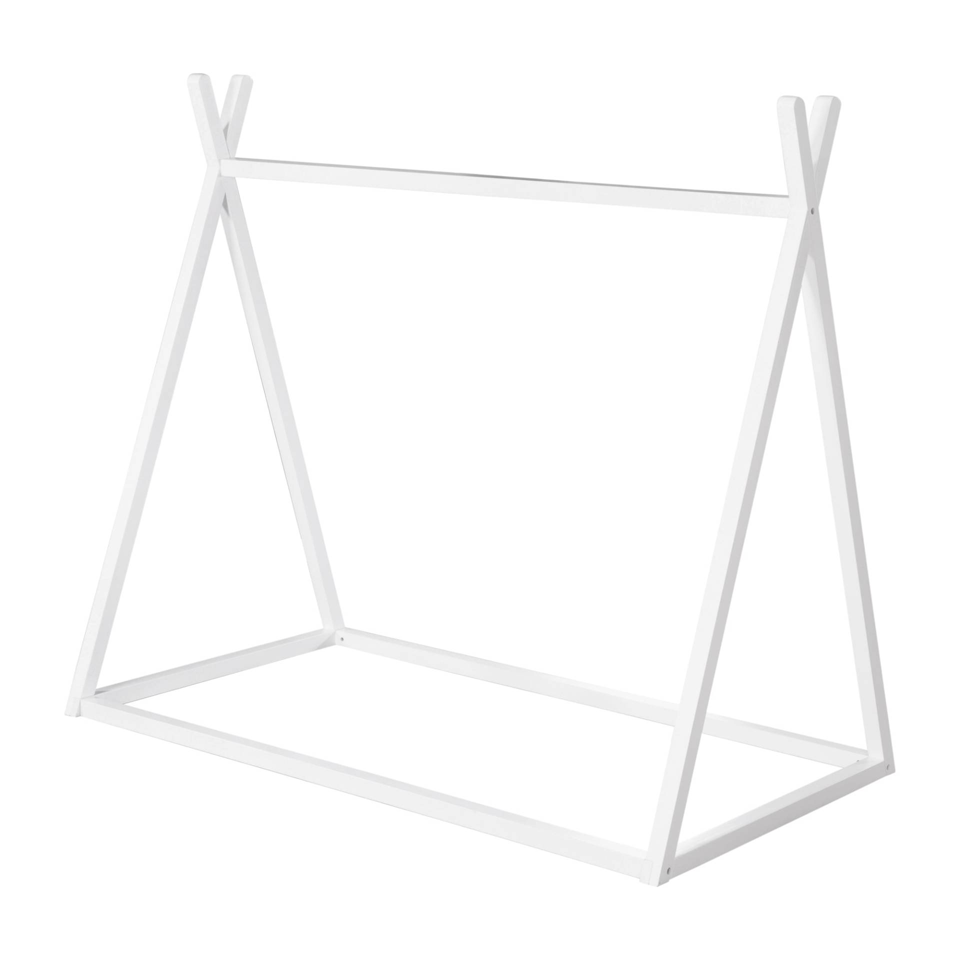 roba Tipilounge 70 x 140 cm - Montessori-Bett aus Holz weiß lackiert - FSC zertifiziert