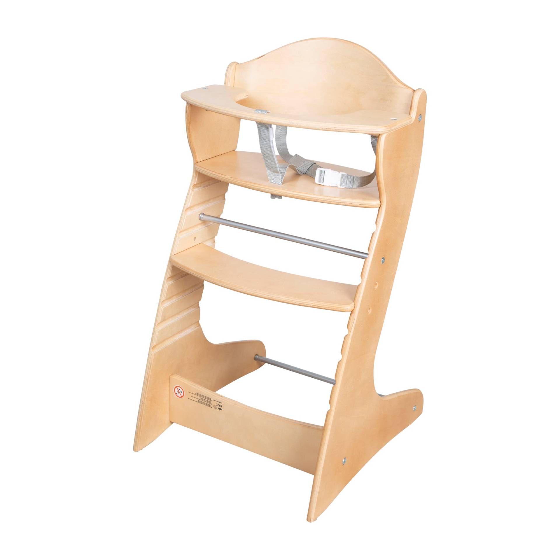 roba Treppenhochstuhl 'Chair Up ', mitwachsender Hochstuhl für Babys & Kinder, Holz, natur
