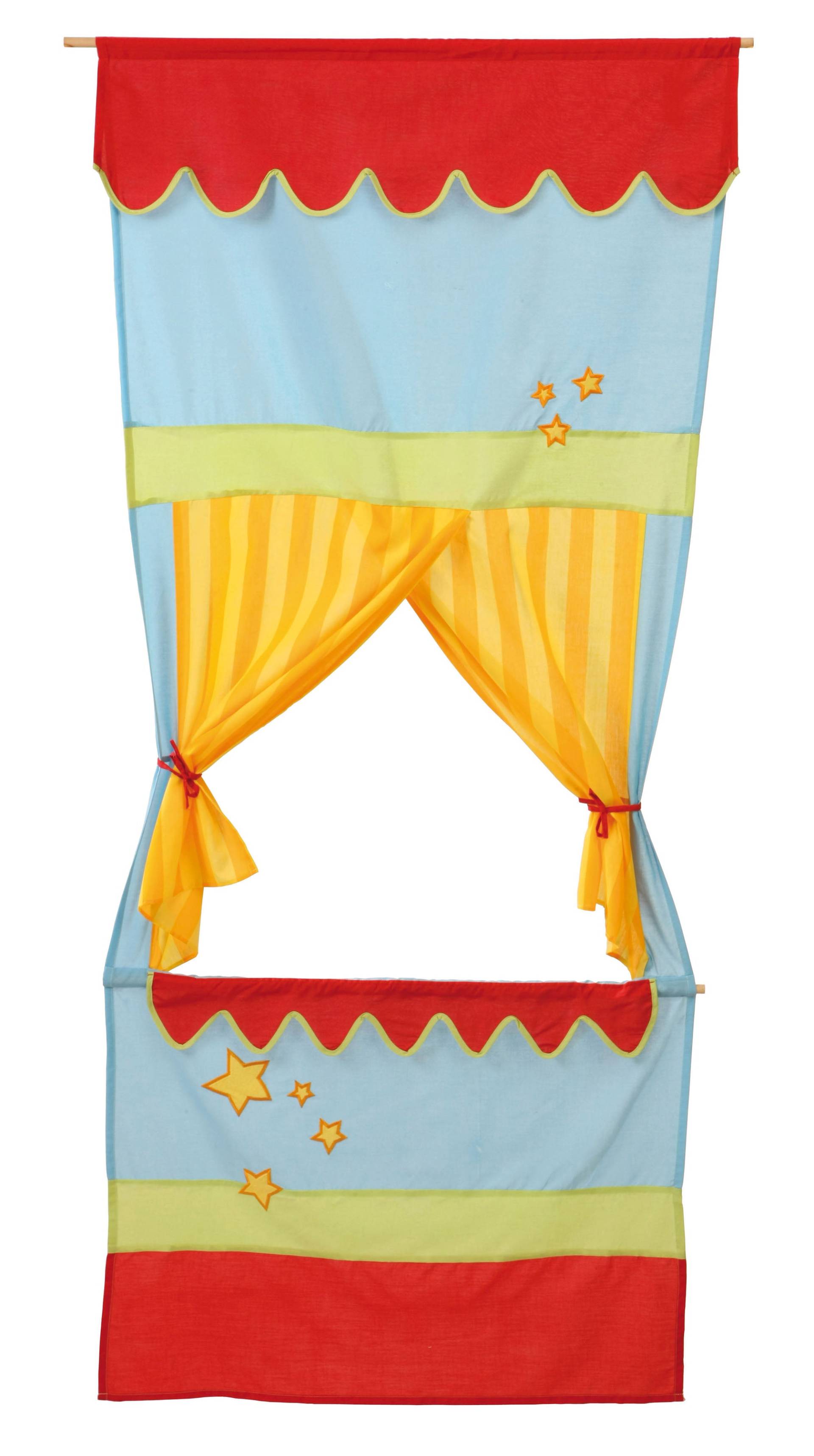 roba Tür-Kasperletheater, platzsparendes Kinder Puppentheater, Kaspertheater zum Aufhängen