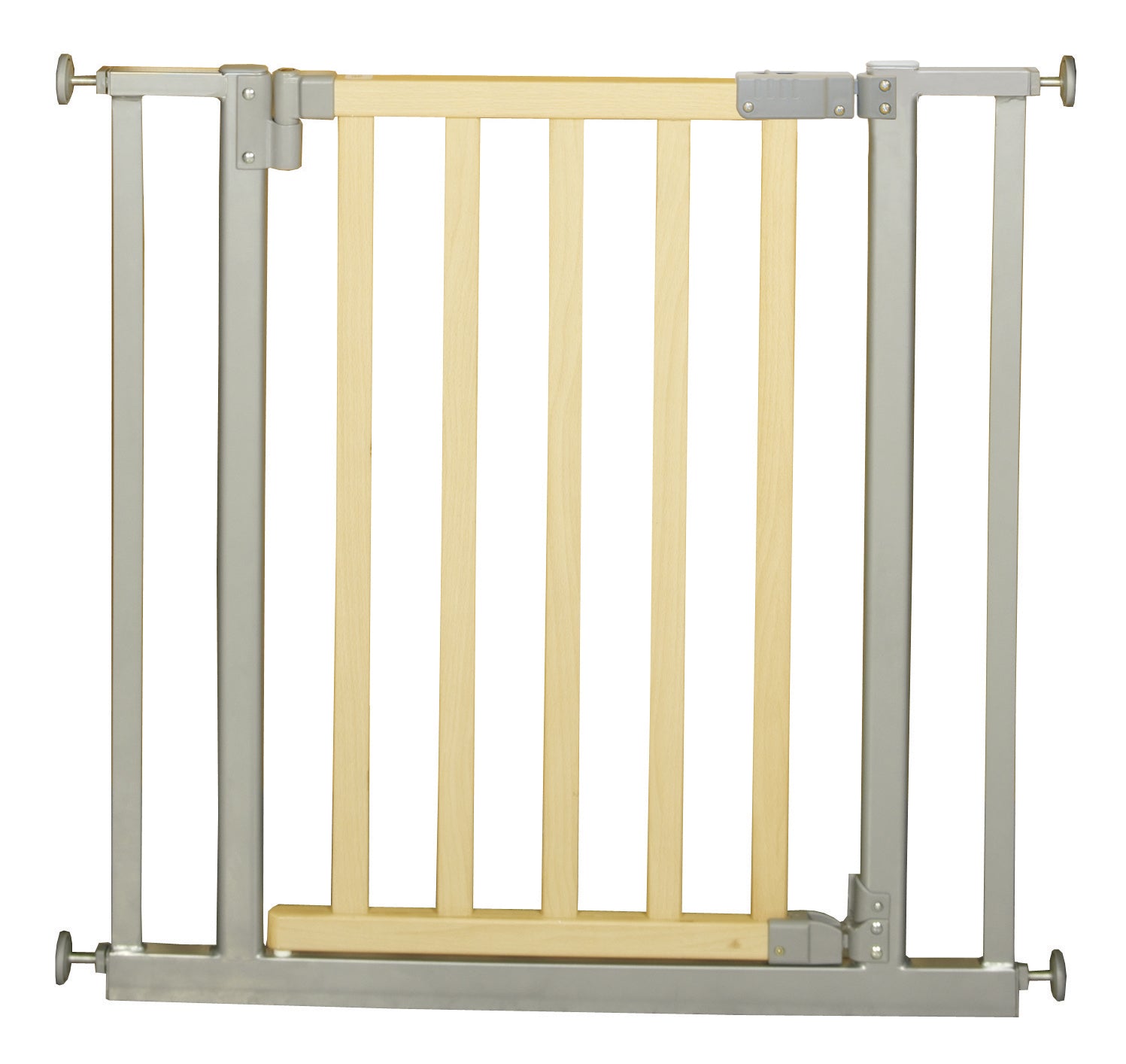 roba Türschutzgitter, Holz/Metall, Breite 77 - 86 cm, Tür- & Treppengitter für Kinder & Haustiere