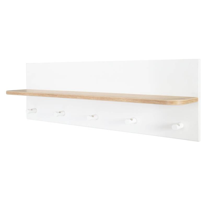 roba Wandgardarobe 'Ava‘ mit Ablage & 5 Garderobenhaken, HxBxT: 28,5 x 90 x 16,5 cm roba Wandgardarobe 'Ava‘ mit Ablage & 5 Garderobenhaken, HxBxT: 28,5 x 90 x 16,5 cm