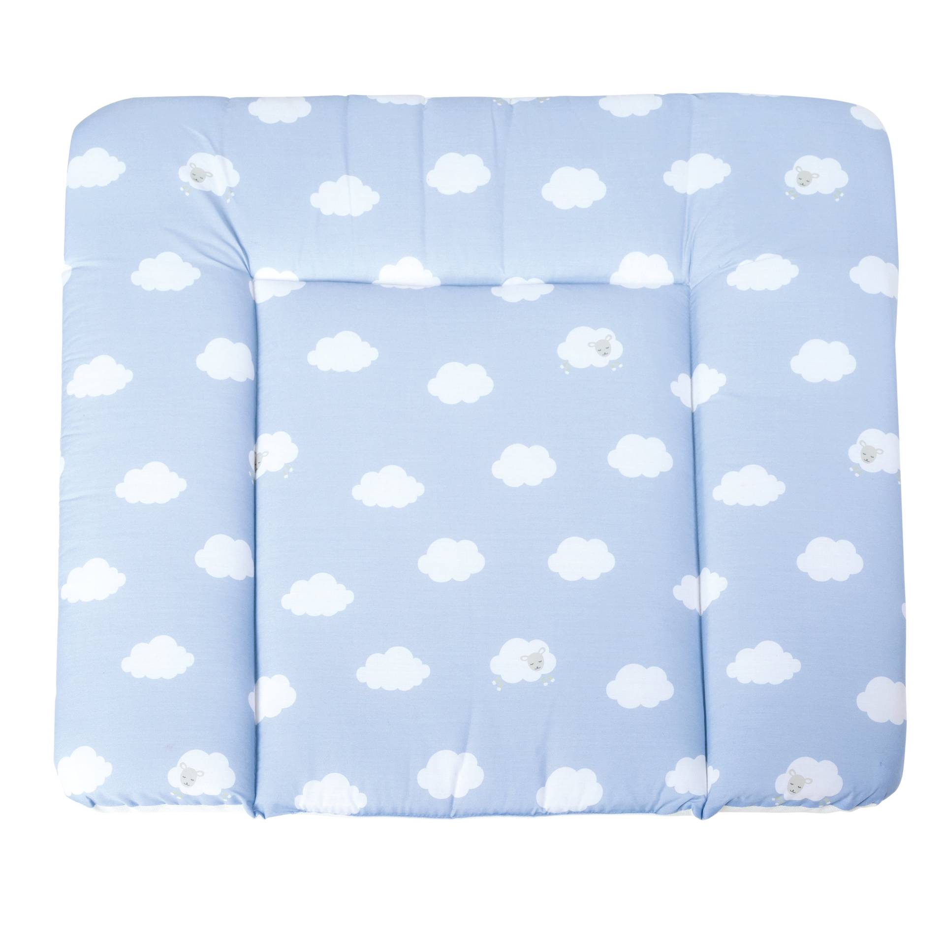 roba Wickelauflage 'Kleine Wolke blau', 85 x 75 cm, weiche Wickelunterlage, PU beschichtet
