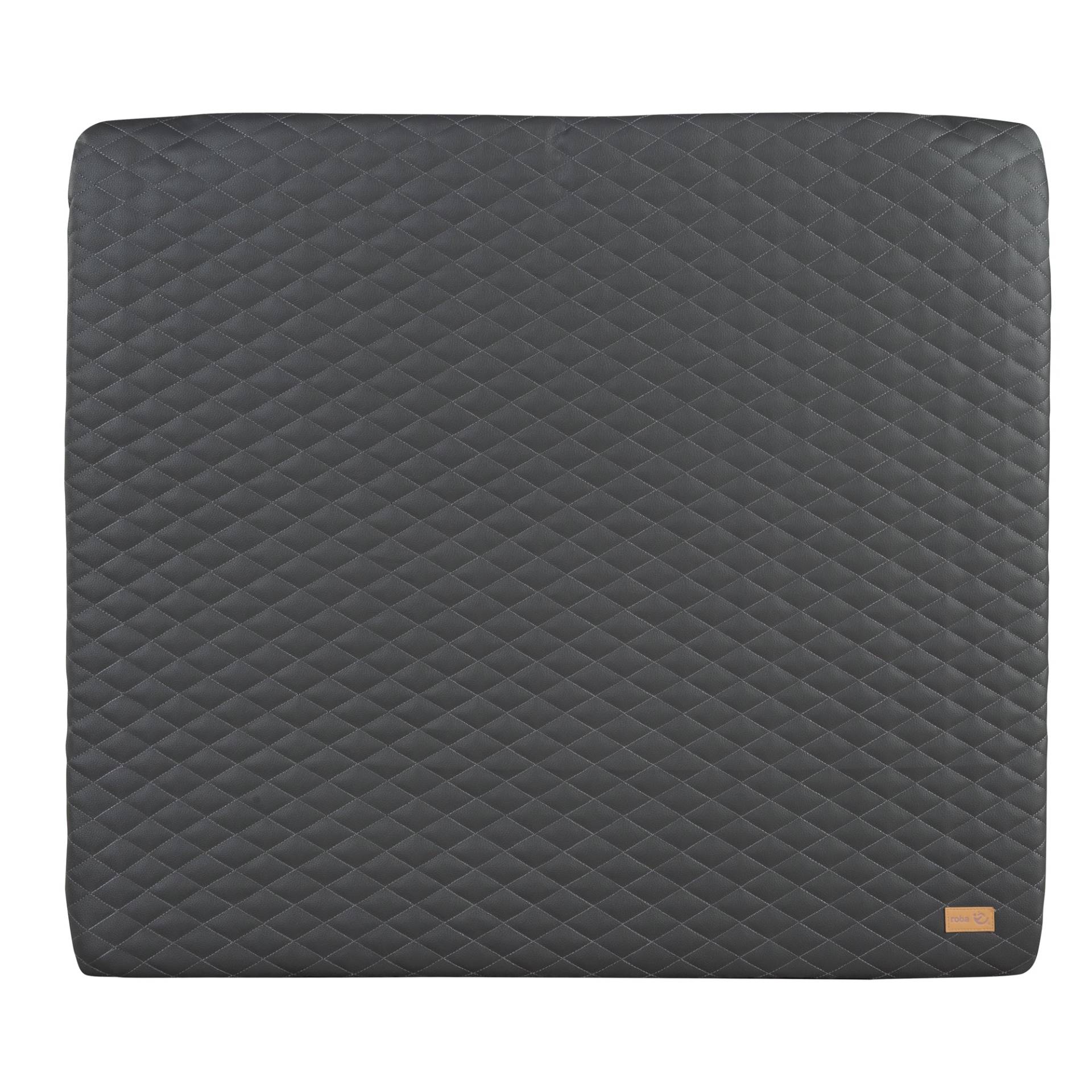 roba Wickelauflage 'Luxe' 85x75, abwischbares PU-Leder, Design 'Graphite gesteppt'