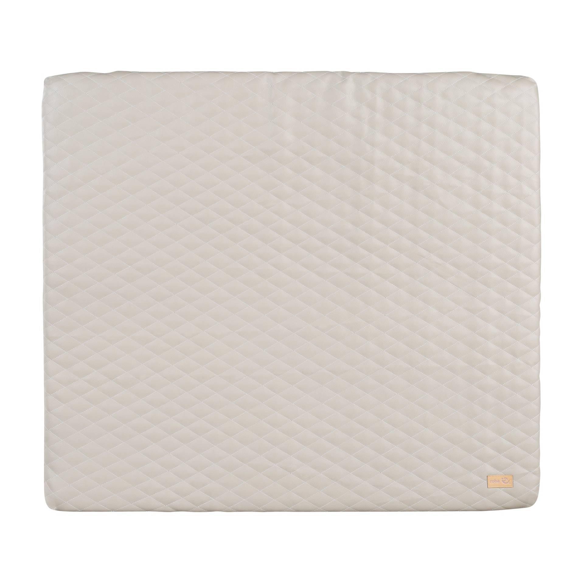 roba Wickelauflage 'Luxe' 85x75, abwischbares PU-Leder, Design 'Greyish gesteppt'