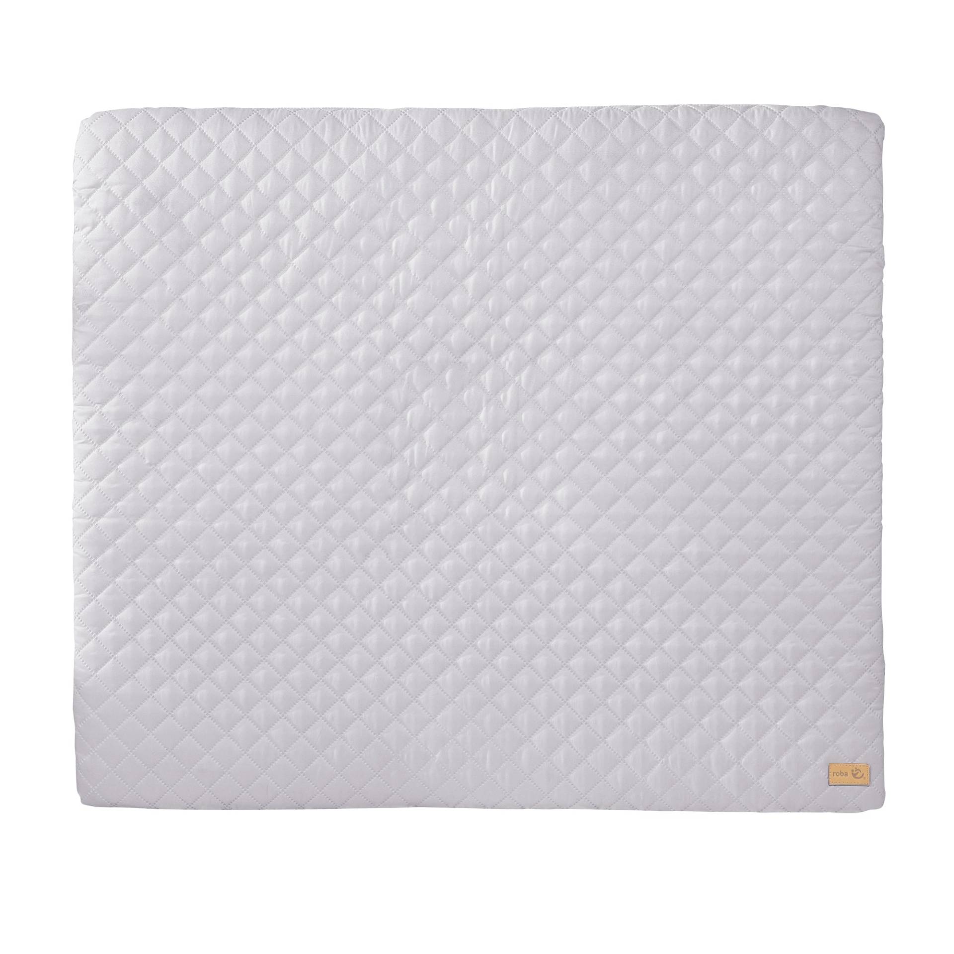roba Wickelauflage soft 'roba Style', 85 x 75 cm, abwischbar, silbergrau