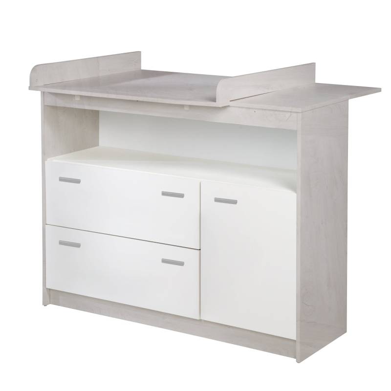 roba Wickelkommode 'Julia' inkl. Ansatz, 2 Schubladen, 1 Tür, Wickelhöhe 90,5 cm roba Wickelkommode 'Julia' inkl. Ansatz, 2 Schubladen, 1 Tür, Wickelhöhe 90,5 cm