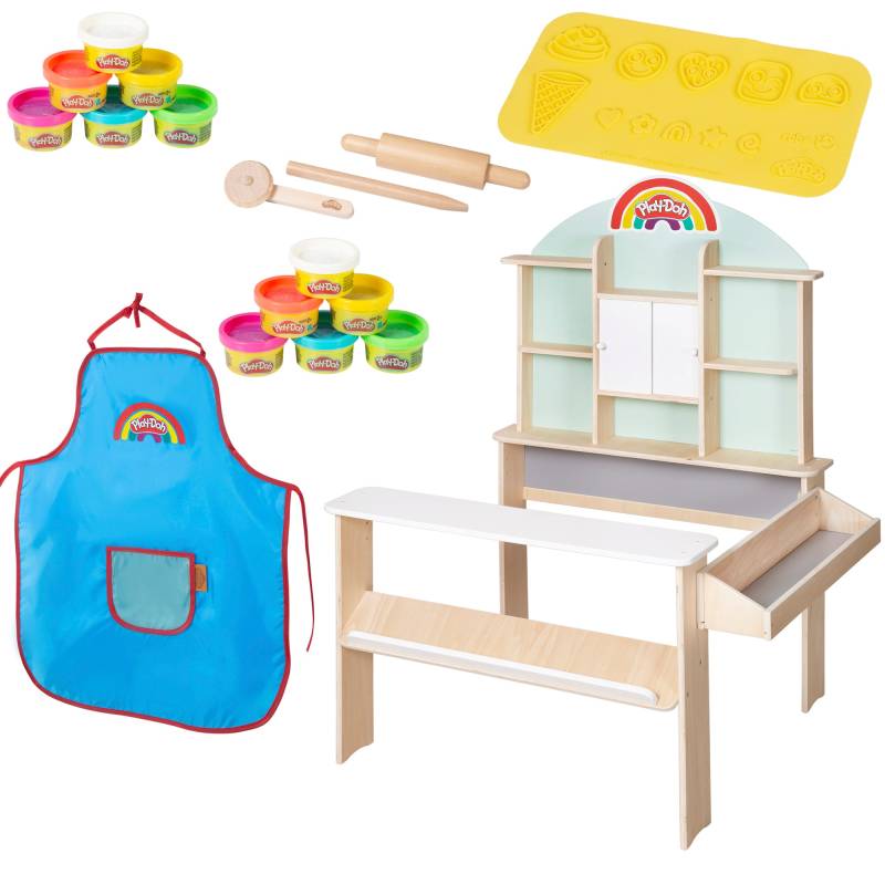 roba roba x Play-Doh Kaufladen für Kinder mit 12 Knetdosen & Zubehör roba roba x Play-Doh Kaufladen für Kinder mit 12 Knetdosen & Zubehör