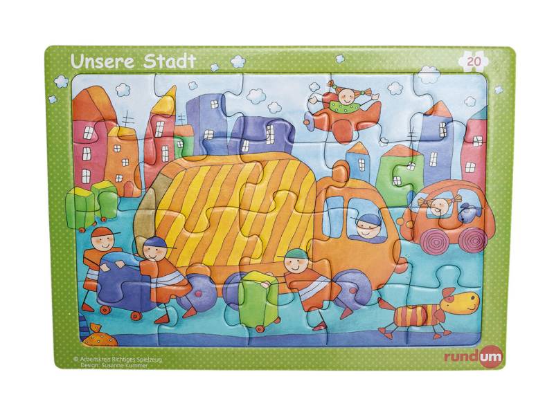 rundum - Puzzle Unsere Stadt 20 Teile