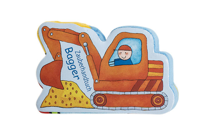 rundum - Zauberhandtuch Bagger rundum - Zauberhandtuch Bagger