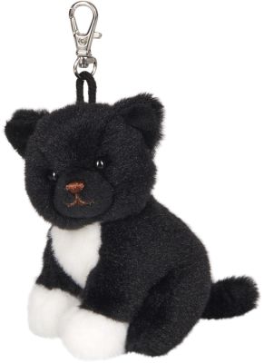 schwarz/weiß, Anhänger Kleine Katze - Lustige Tierparade schwarz/weiß, Anhänger Kleine Katze - Lustige Tierparade