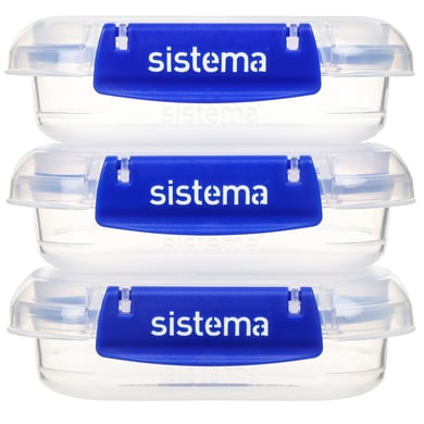 sistema® Frischhaltedosen-Set KLIP IT PLUS, 3x 180 ml von sistema®