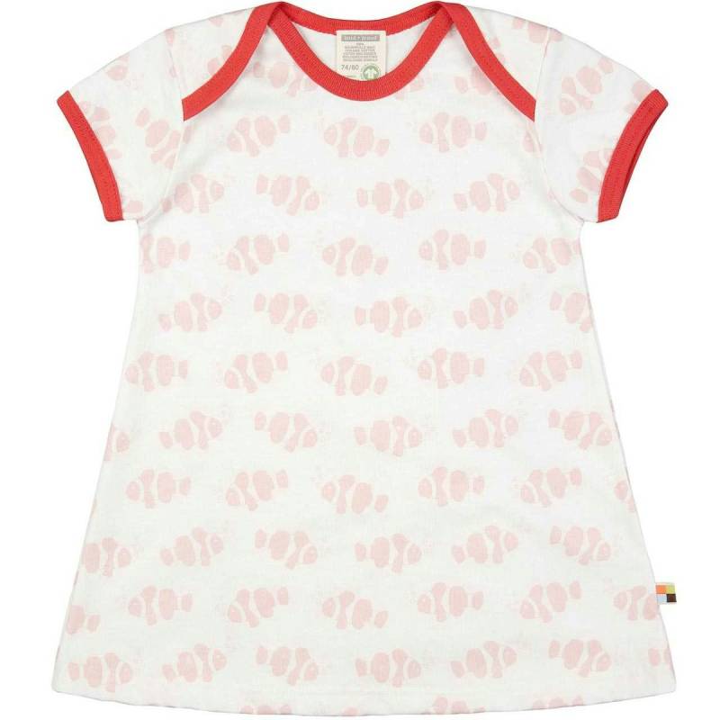 sommerliches Kleid Fische rosa 74/80