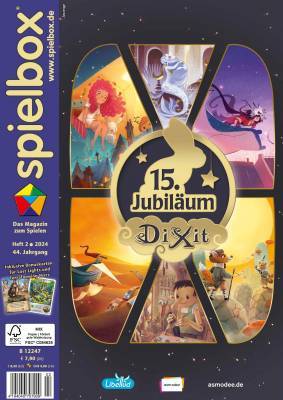 spielbox 2024 Heft 2 (inkl. Promos für Lost Lights und Terraforming Mars)